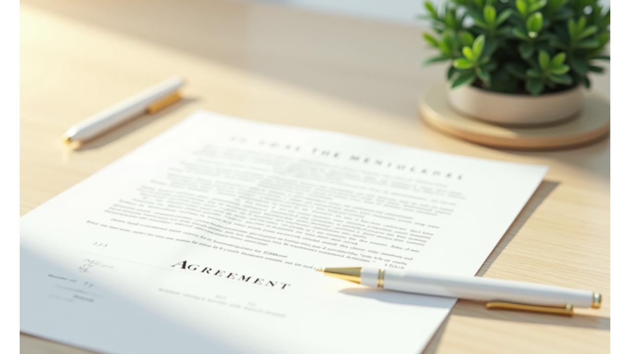 Ein stilisiertes Dokument mit rechtlichen Paragraphen, symbolisiert Transparenz und Rechtssicherheit.