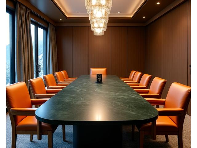 Exklusiver Boardroom für Meetings im Alpenblick Hotel
